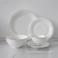 Stoviglie europee di lusso Dinnerware Bonechina